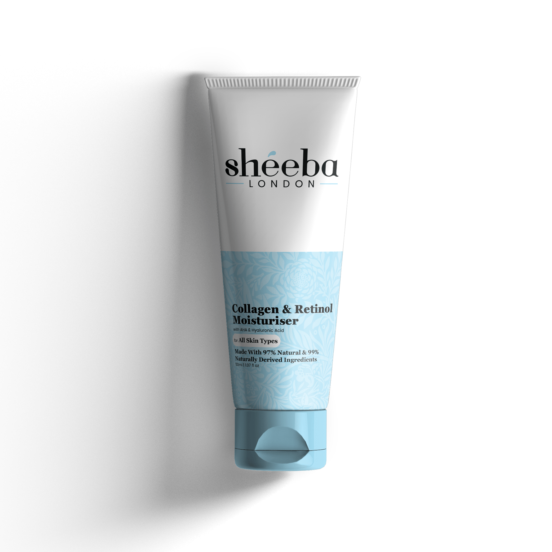 Collagen & Retinol Moisturiser with AHA & Hyaluronic Acid - Shéeba London