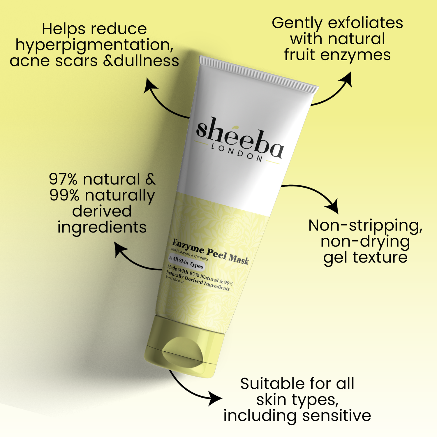 Enzyme Peel Mask with Pineapple & Centella
