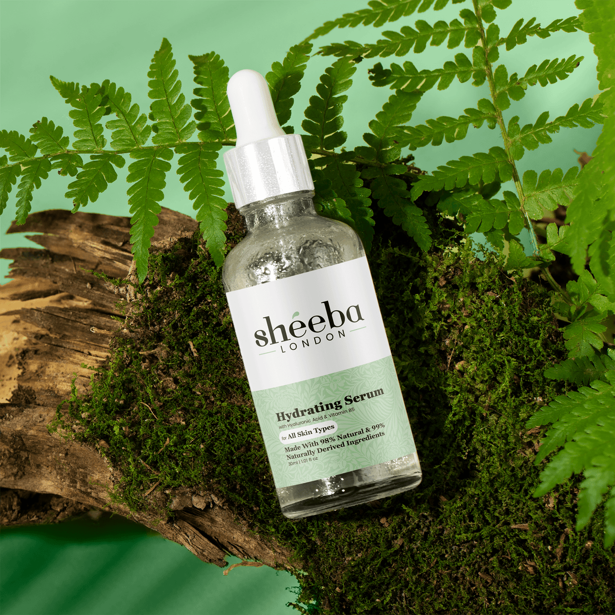 Hydrating Serum with Hyaluronic Acid & Vitamin B5 - Shéeba London