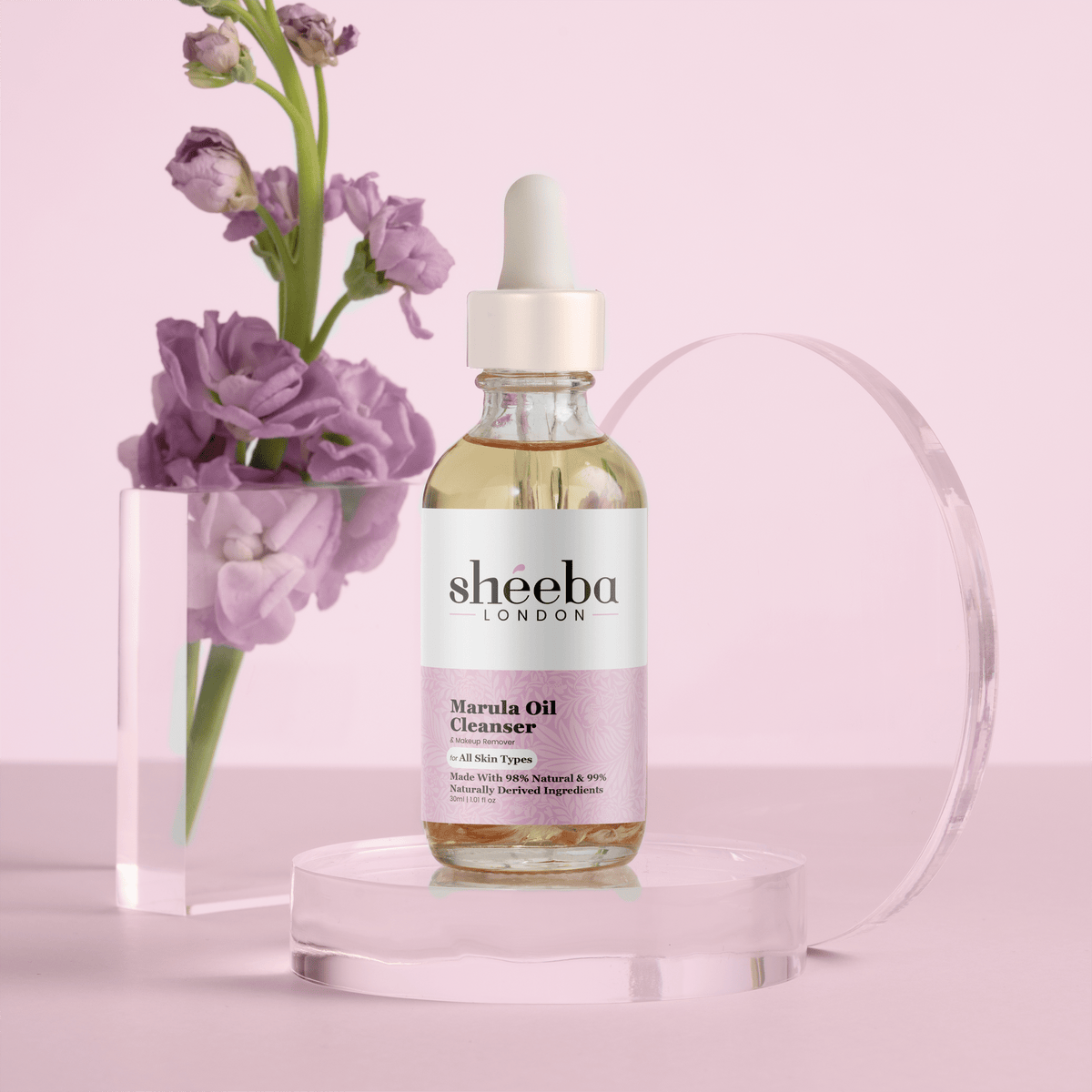 Marula Oil Cleanser & Makeup Remover - Shéeba London